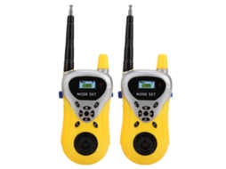 Mali 2pcs Rádio Communicador para Crianças Brinquedo Amigável Ambiente Amarelo Presente