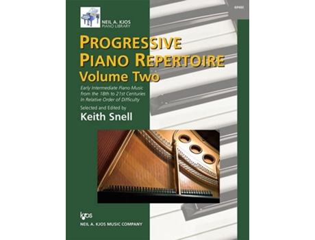 Livro Progressive Piano Repertoire, Volume Two de Keith Snell (Inglês)