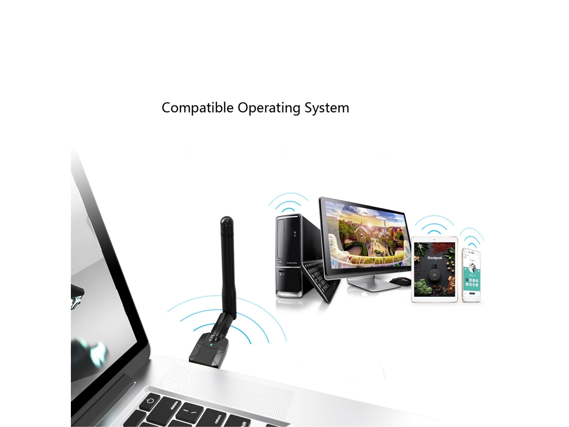 Adaptador Bluetooth 5.4 Usb para PC com Mouse, Teclado e Fones