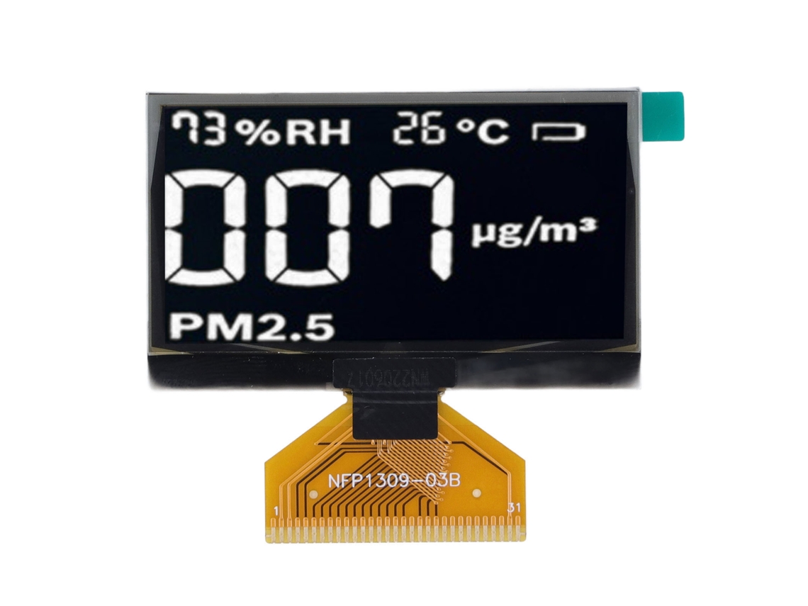 Módulo de Tela Oled de 2.42 Polegadas com Controlador Ssd1309 para Instalação por Solda Cor Branca