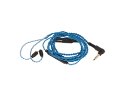 Cabo de reposição para fones OFC com microfone, compatível com Se215, Se315, Se535 e Se846 azul | S/MARCA