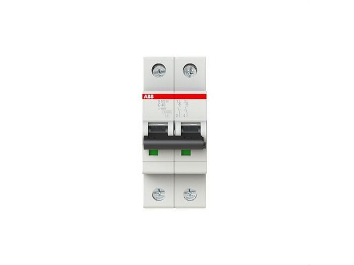Interruptor Magnetotérmico S202M-C40 2P 40A Curva C 15Ka ABB