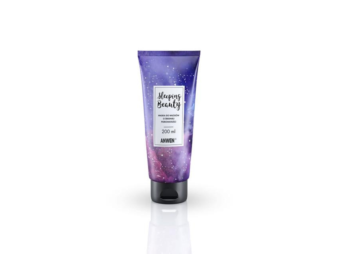 Anwen Sleeping Beauty 200ml máscara de cabelo com uma porosidade média