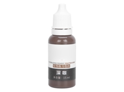 Pigmento De Tatuagem Para Sobrancelha E Eyeliner Microblading Tinta Semipermanente Prática Café Escuro 15ml