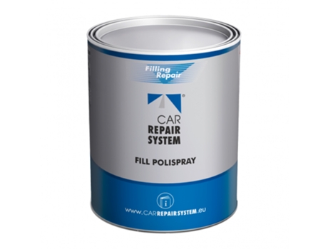 Massa CAR REPAIR Poliéster Pistola de Pulverização 2K Cinzento Claro (1,5 kg)