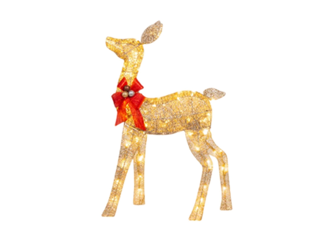 Decoração De Natal Ao Ar Livre Laxiscreed Com Rena Natalina Para Exteriores