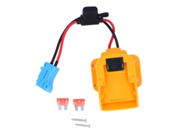 Adaptador De Batería Para Ferramentas Elétricas Dcb200 20v 18v Com Fiação Para Brinquedos De Montar Batería De Lítio Conector Azul
