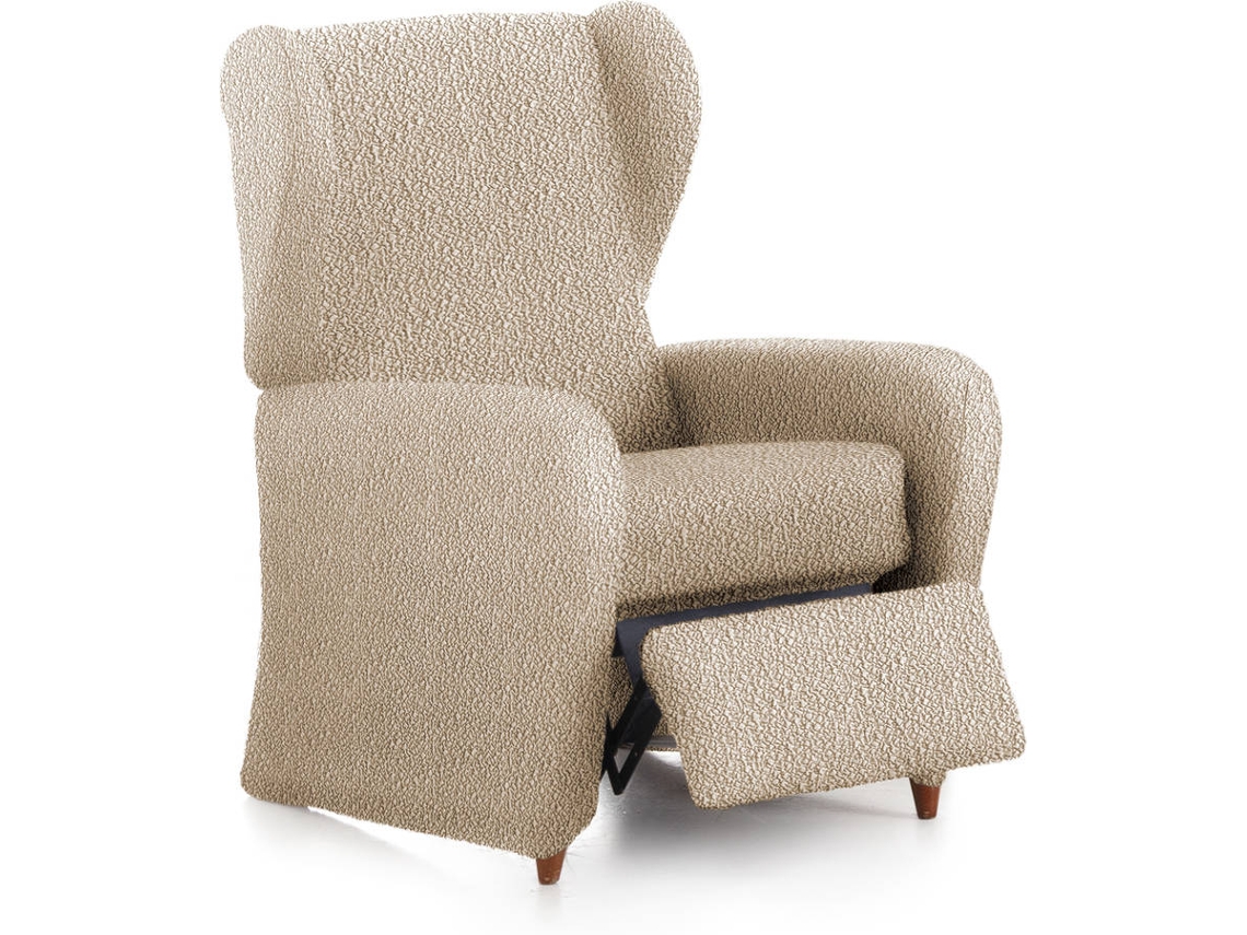 Capa Tecido Elástico para Poltrona Relax MILICA Tecido Adaptável Spongy Bege