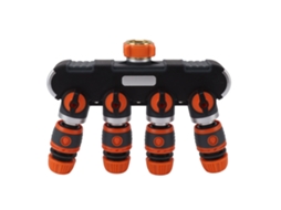 Quatro Saídas De Torneira Desviador 4 Vias Latão Torneira De Água Divisor Adaptador Para Irrigação De Jardim Ao Ar Livre