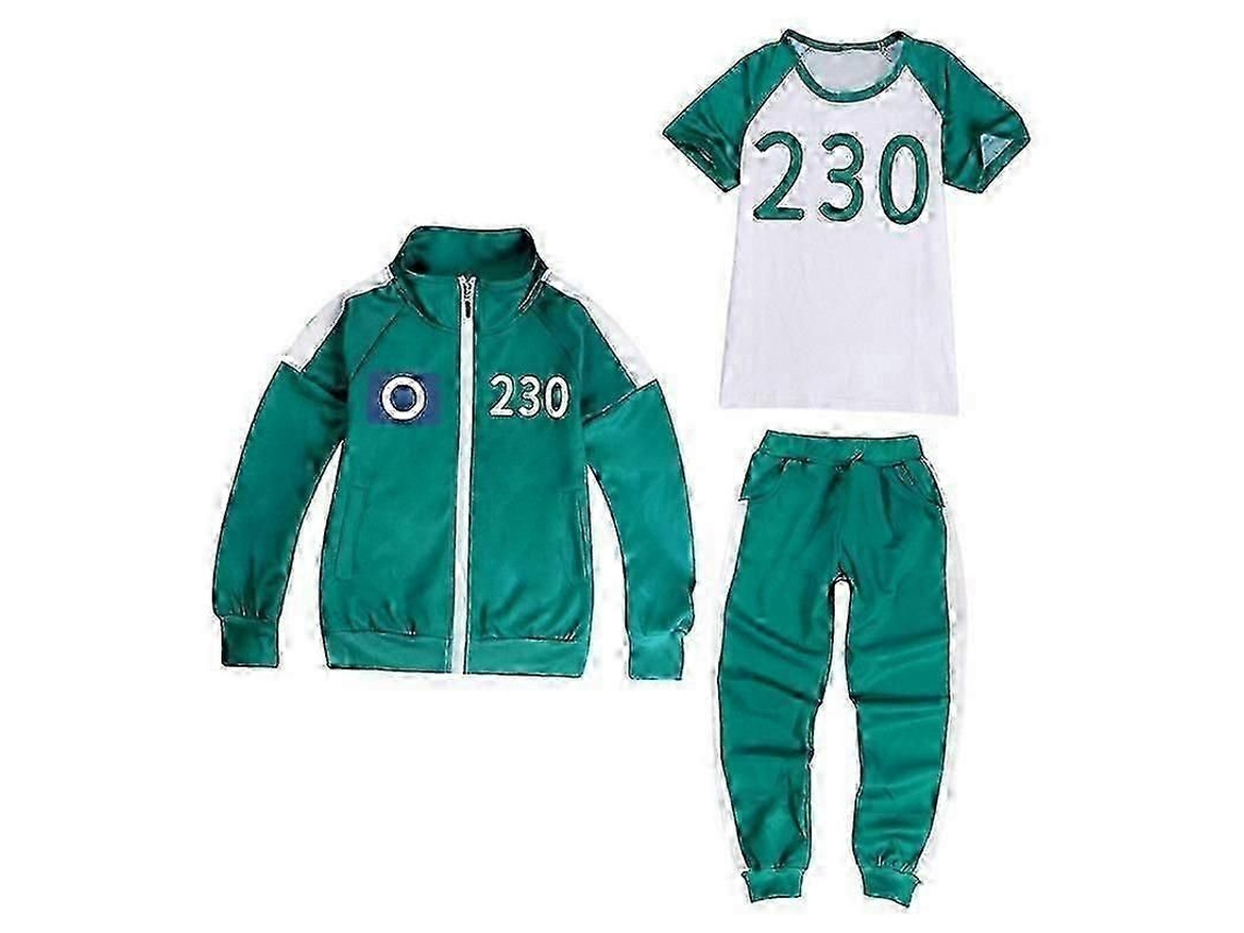 Traje Cosplay de Jogo do Calamar 2 Jogadores Conjunto 170cm S/MARCA