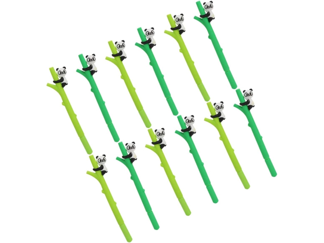 Conjunto De 12 Canetas Em Gel Para Meninos E Meninas, Com Estampa