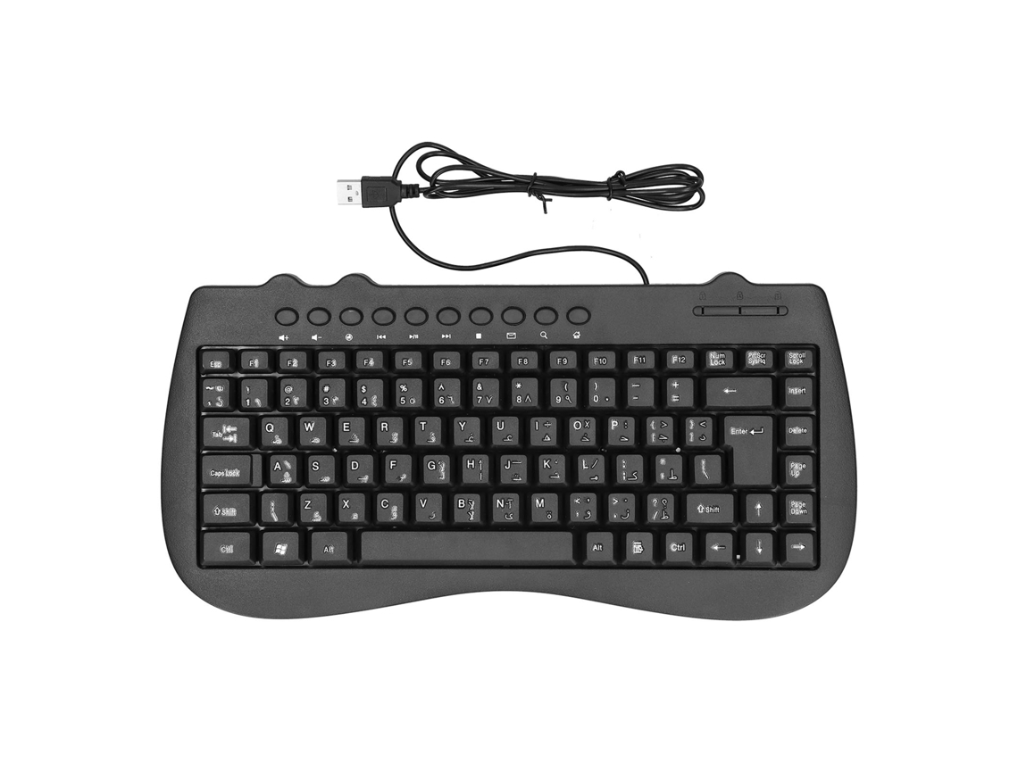 Teclado Gamer Mini Com Fio Usb De 87 Teclas