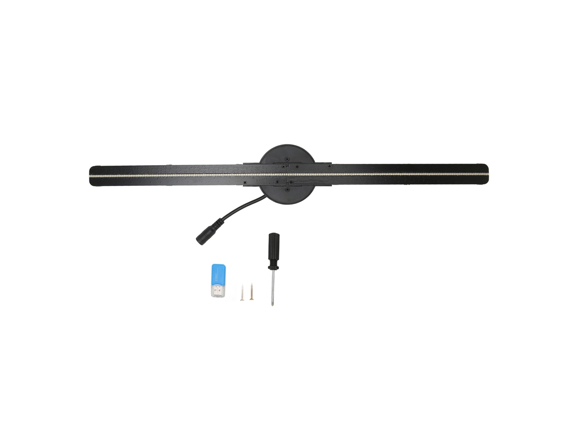 Ventilador Holográfico 3d 16.5in 2000x224 Wifi Projetor Com 224 Leds Para Publicidade Loja 100‑240v Plug Au