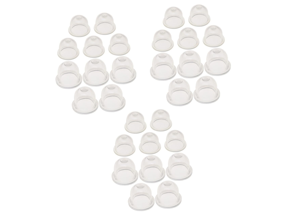 Conjunto De 3 Bulbos De Escorva Para Bomba De Óleo De Cortador De Grama (para Substituição)