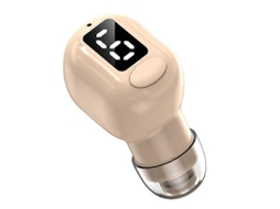 Fones De Ouvido Bluetooth Com Tela Digital M5, Mini Fones De Ouvido Intra Auriculares Invisíveis Ly Ebike