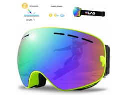 Óculos de Esqui Óculos de Neve para Snowboard para Homens, Mulheres, Adultos e Jovens Antiembaçante, Proteção Uv 100% Estilo 1 BRILVIBERA