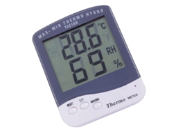 Termômetro E Higrômetro Digital Magiclulu Para Ambientes Internos, Com Visor Lcd Grande, Caixa De Plástico E
