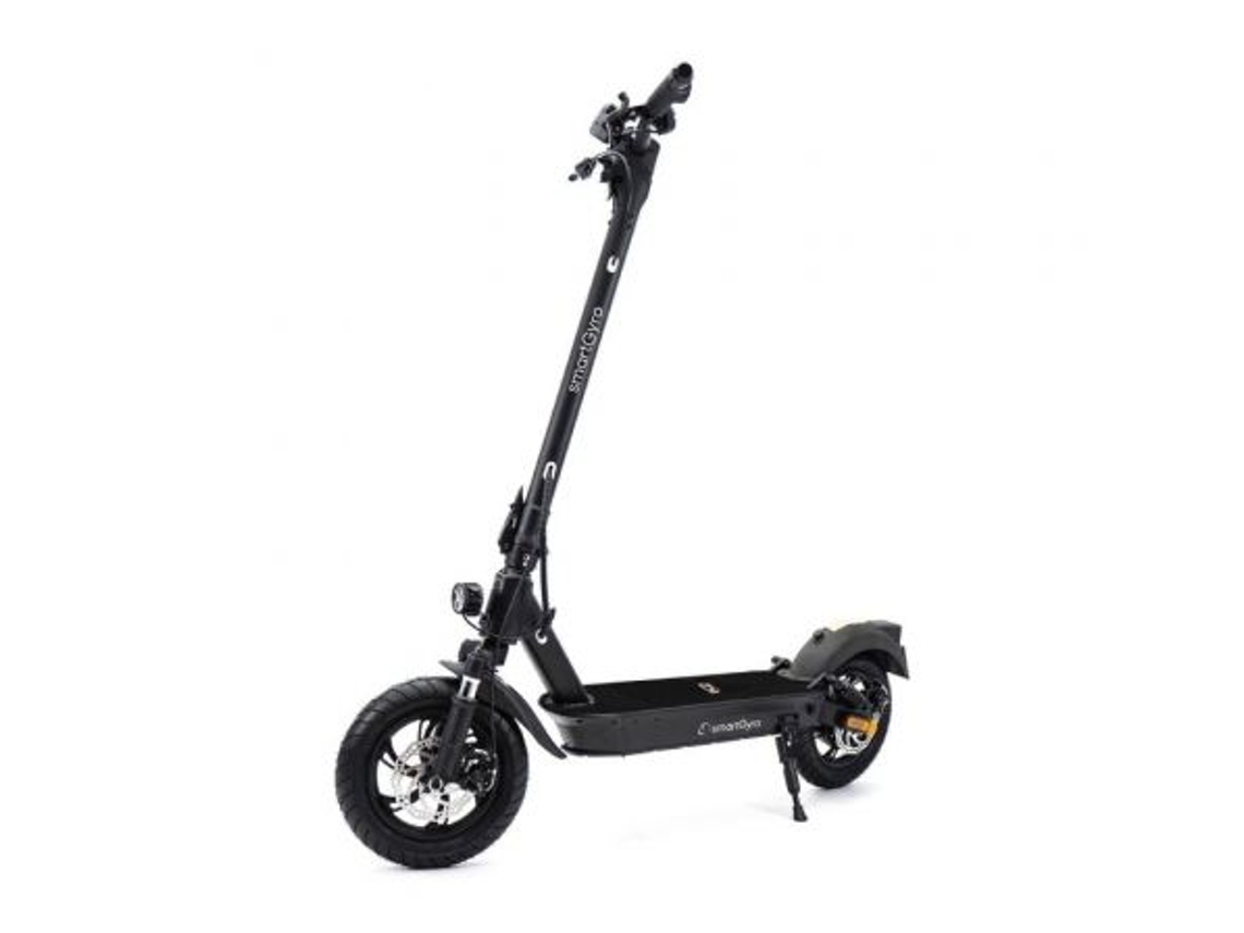 Patinete Eléctrico SMARTGYRO K2 Pro Xl Black Certificado/ Motor 1000W/ Ruedas 12/ 25Km/H /Autonomía 60Km/ Negro