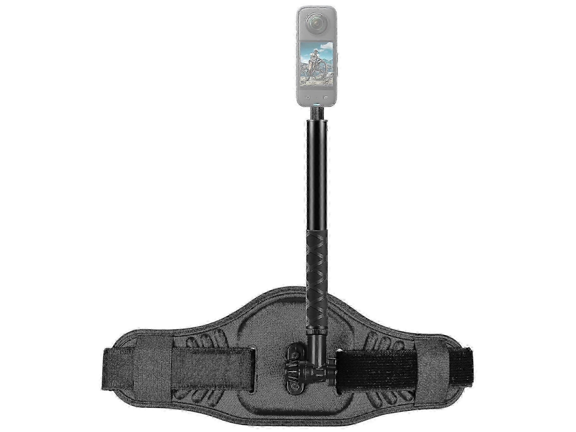 Suporte Para Câmera De Ação Com Bastão De Selfie E Cinto Compatível Com Puluz, Gopro, Insta360, Dji E Mais