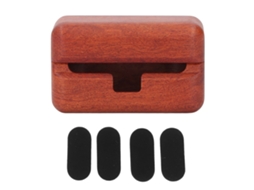 Estuche de madera para auriculares WF 1000XM4, protector resistente a impactos, pulido a mano | S/MARCA