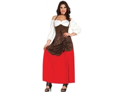 Fato de Mulher DISFRAZZES Taberneira Medieval (Tam: L)