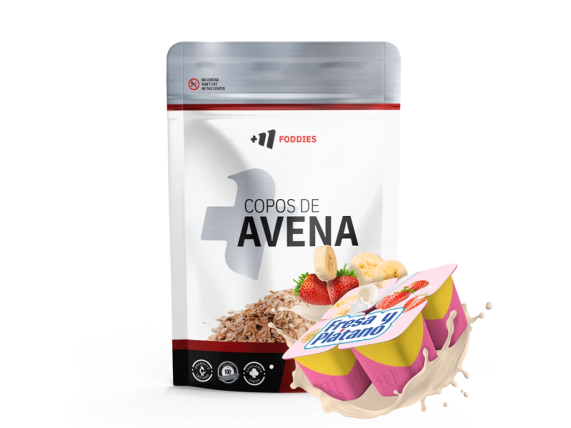 Flocos de Aveia Sabor Morango e Banana (800g) da Mm Supplements