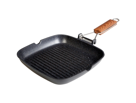 Grelhador WECOOK (28 X 28 cm - Alumínio Fundido - Preto)