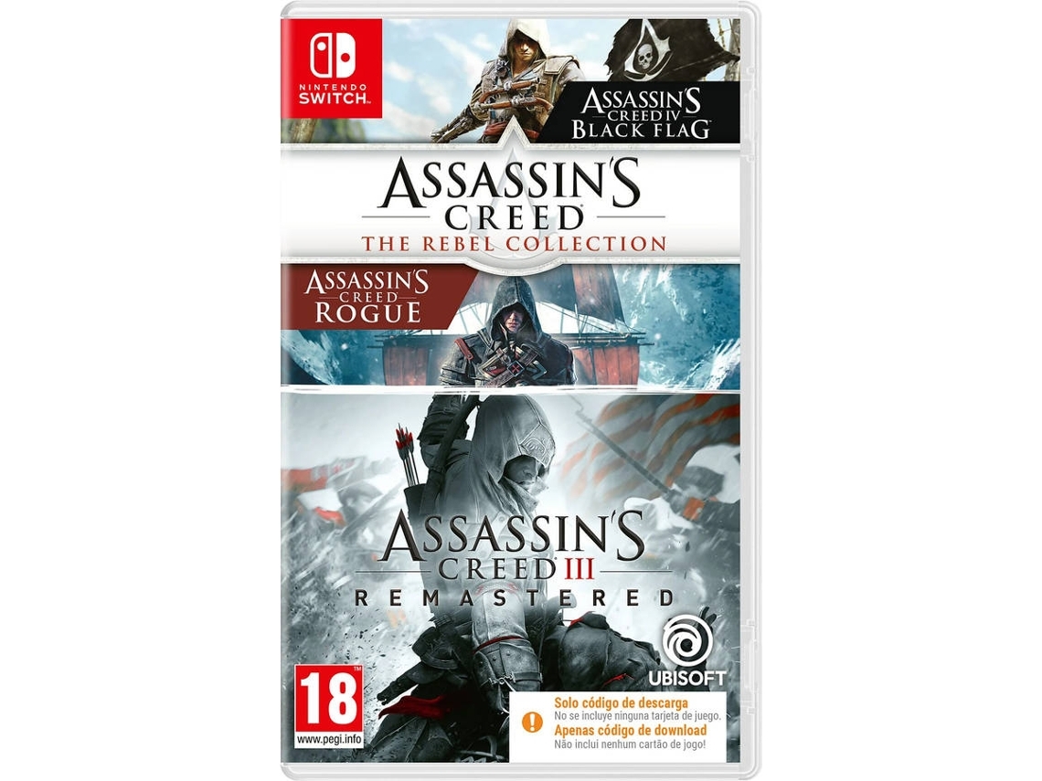 Jogo Nintendo Switch Assassin's Creed The Rebel Collection (Outlet Caixa Aberta)