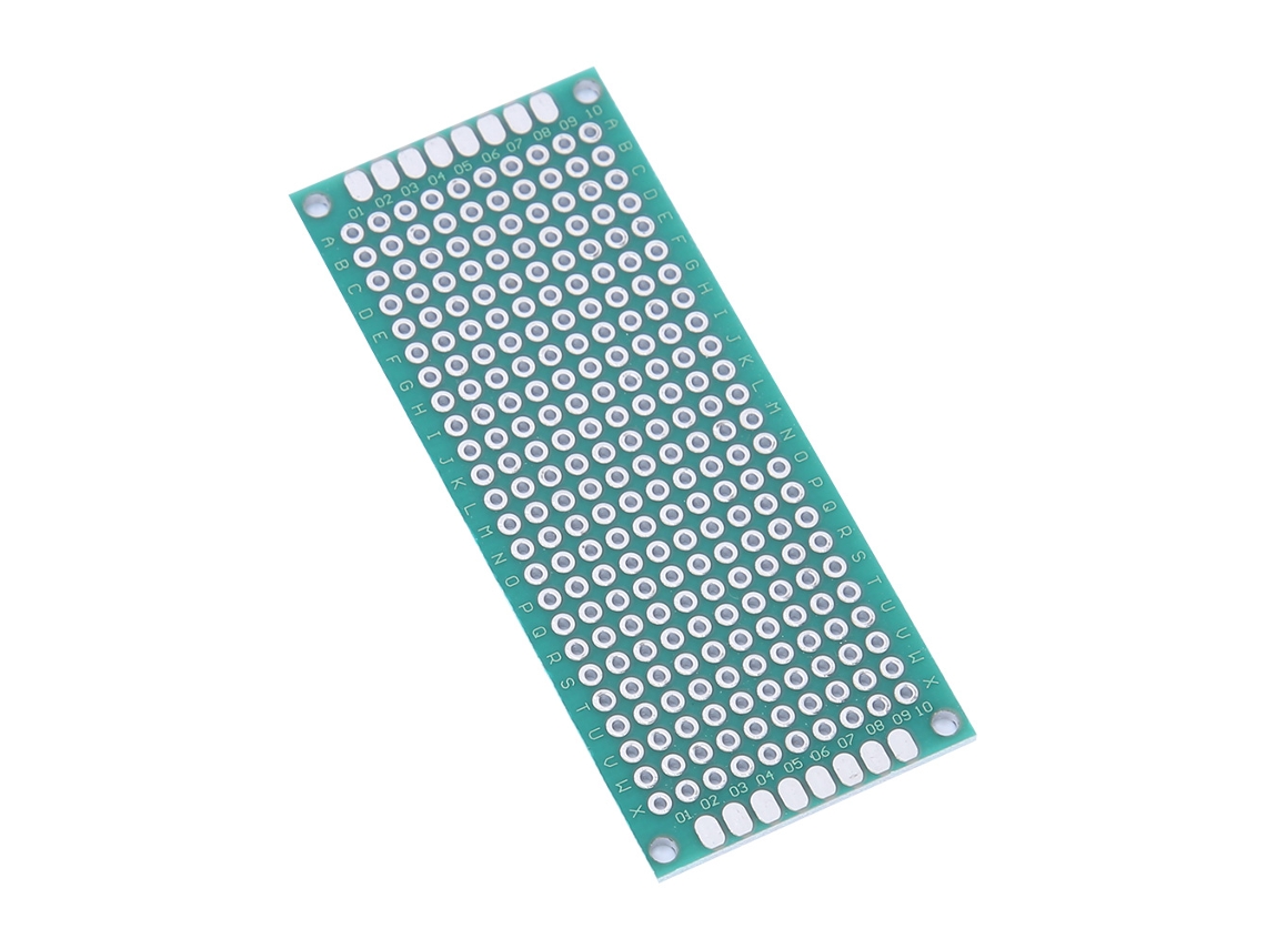 Laxiscreed Placa De Circuito Universal Bidirecional Para Diy E Protótipos De Fácil Utilização