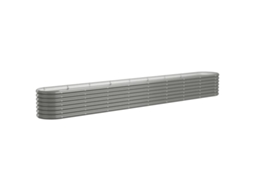 Garden Raised Bed, Garden Raised Beds Vidaxl Cinzeto Aço (332 X 40 X 36 Cm)