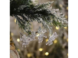 Pacote Com 16 Pingentes De Anjo Para Árvore De Natal, Mini Enfeites De Anjo Com Asas Douradas. Olysi Shop