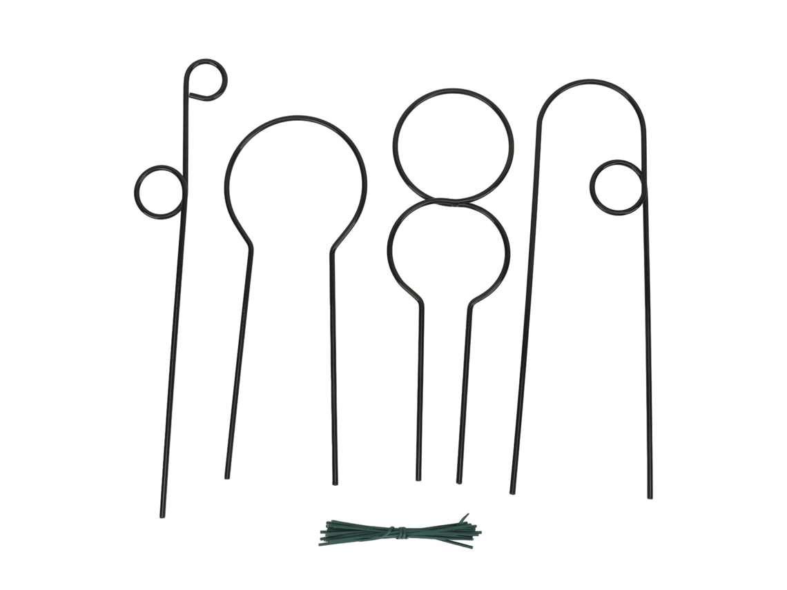 Suporte De Ferro Empilhável Para Plantas Trepadeiras 4pcs