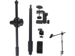 Suporte Para Celular Prático, Resistente E Ajustável Em 360°, Feito De Abs E Metal.