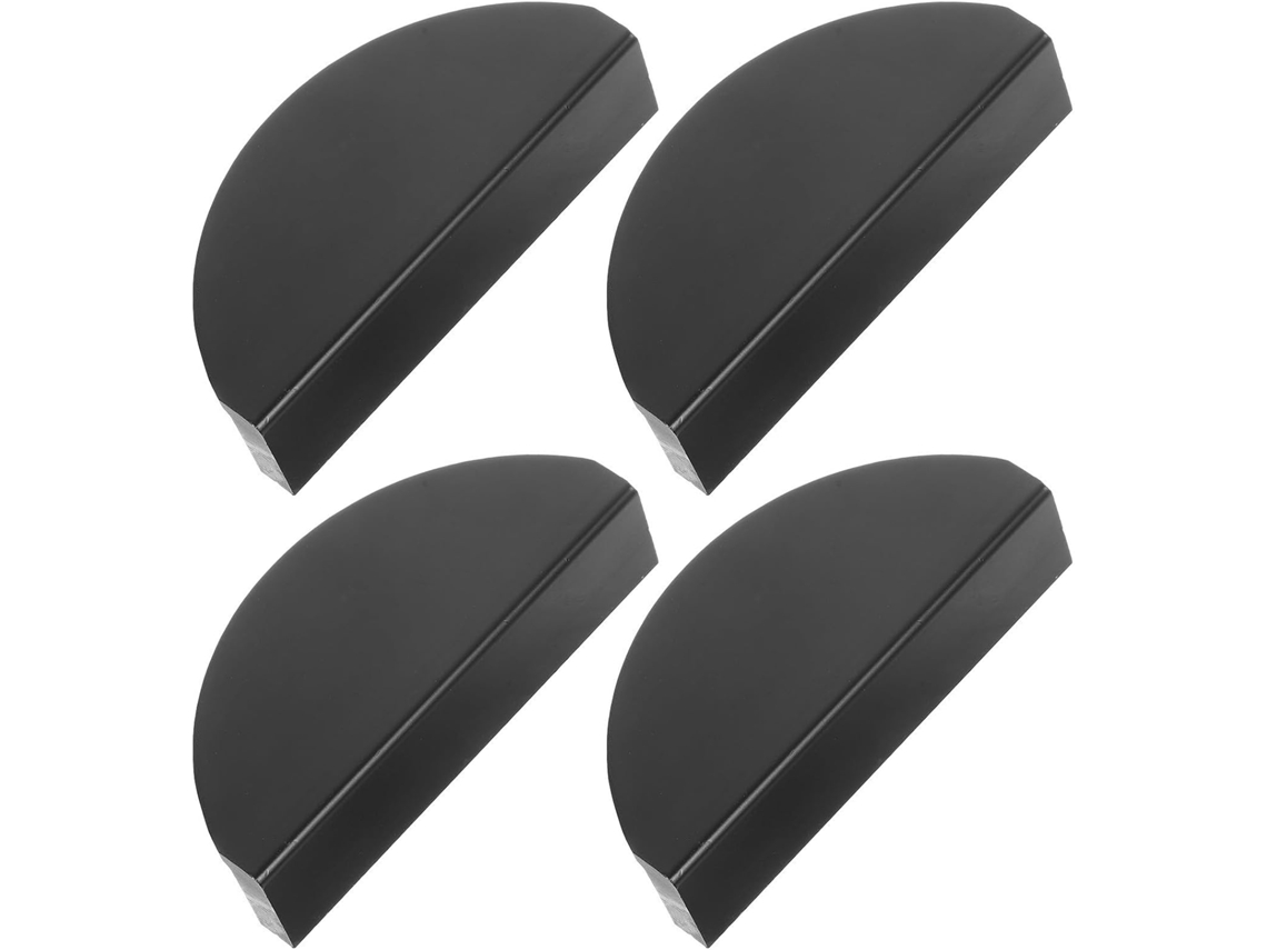 Conjunto De 4 Puxadores Pretos Para Móveis Healifty, Com Design Elegante E Pegada Confortável, Ideais Para Cozinha