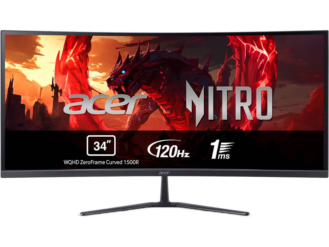 Monitor Gaming ACER UM.CE0EE.014 (34'' - Ultrawide - 1 ms - 120 Hz)