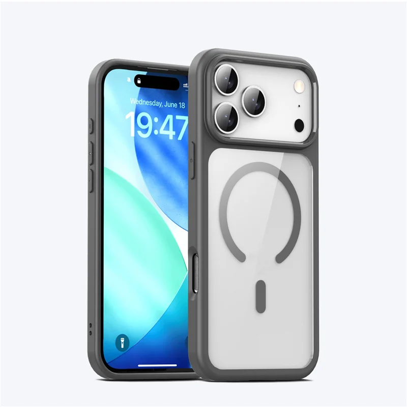 (cinza, Iphone Air) Capa Rígida À Prova De Choque Para Iphone Air, Compatível Com Carregamento Sem Fio Magnético, Capa Protetora.