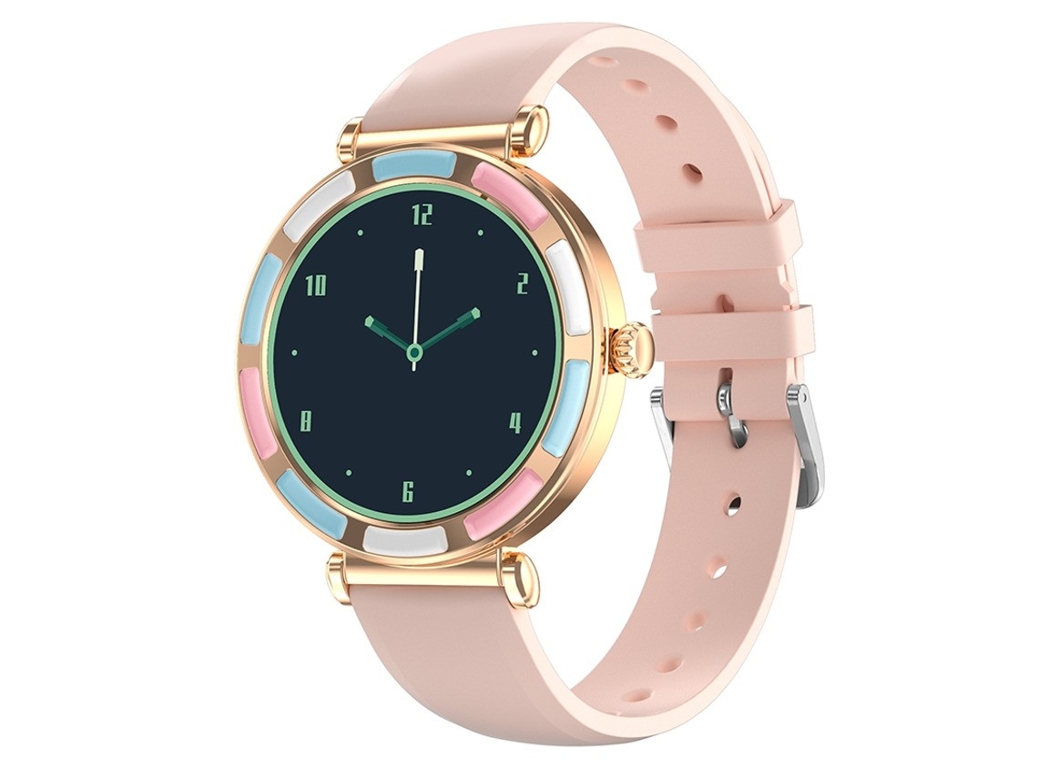 Smartwatch P61 Com Bluetooth Para Ligações, Design Colorido E Moderno (rosa)
