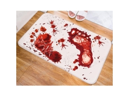 Tapete De Halloween Com Design De Sangue E Elementos Terroríficos Para Porta Principal Decoração De Casa Tapete Antiderrapante