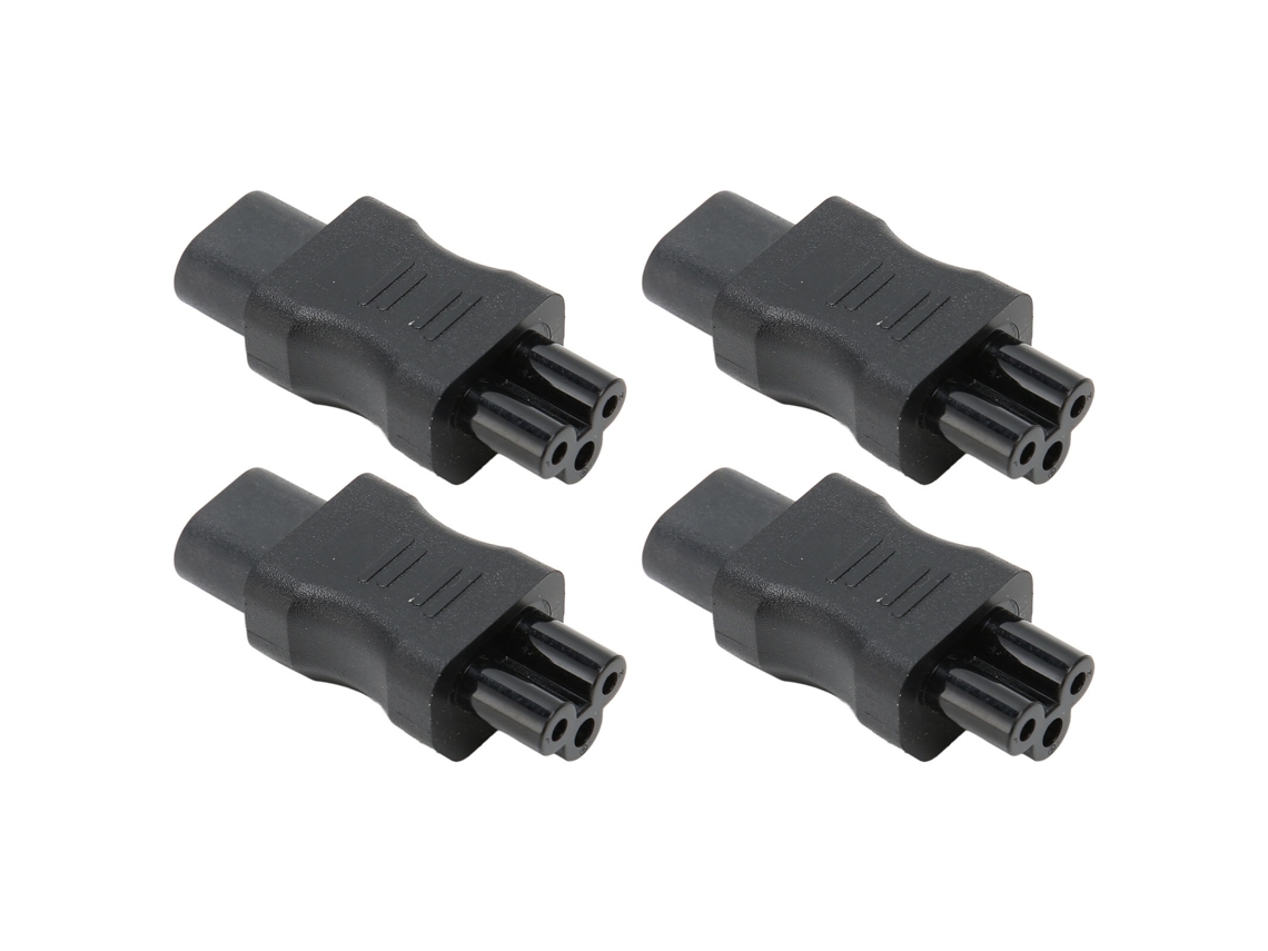 Lurelia Adaptador De Tomada E Plugue Iec320 4 Peças Para Iec320 C5 10a 250v 2
