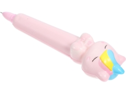 Caneta Gel Leve Em Formato De Unicórnio Com Ponta 0,5 Mm. Design Fofo