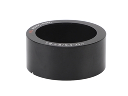 Adaptador circular de alumínio para lente de câmera, estável e preciso, com aro frontal para Zv1, preto, LAXISCREED