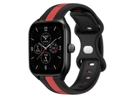 Pulseira De Silicone Bicolor Com Fecho Borboleta De 20 Mm Para Amazfit Gts 4