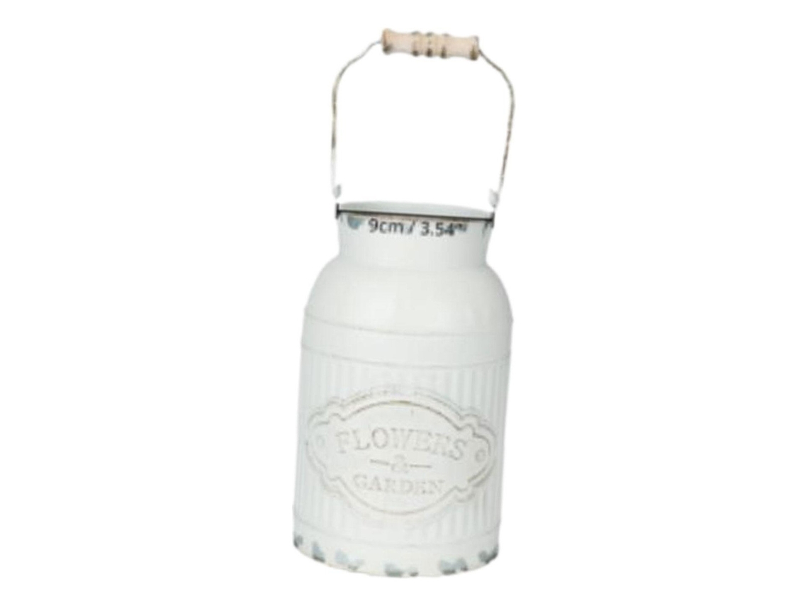 Vaso Decorativo Rústico De Metal Para Leite E Flores,slowmoose