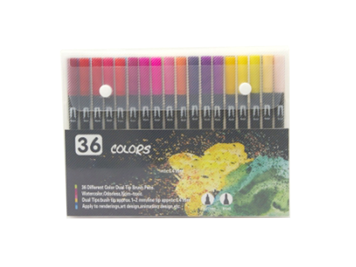 Conjunto de 36 Canetas de Pintura
