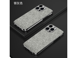 Capa Para Iphone 17 Preta Com Degradê, Conector Lightning E Revestimento Resistente A Quedas.