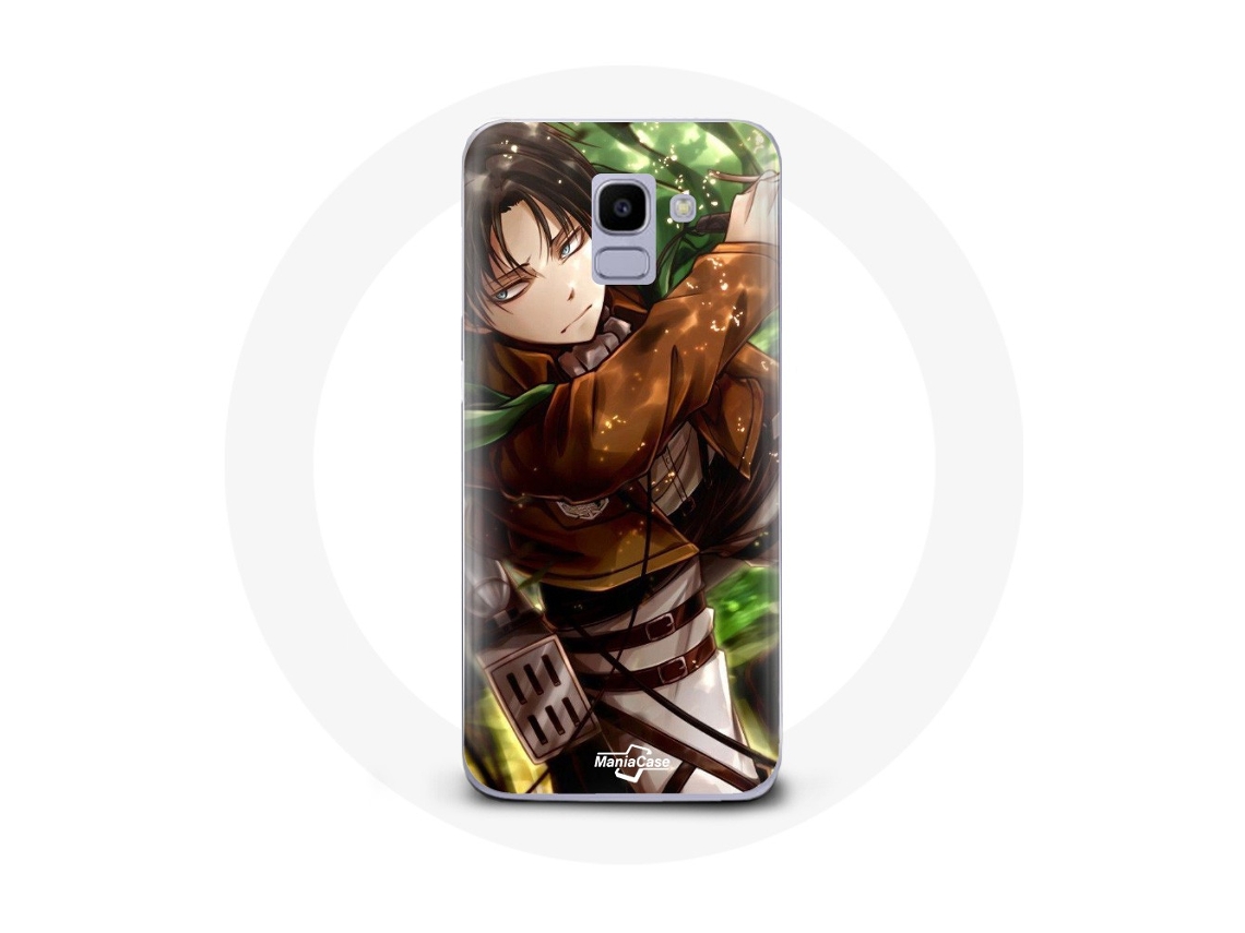 Capa para Samsung Galaxy A8 2018 Attack des Titans Levi Ackerman