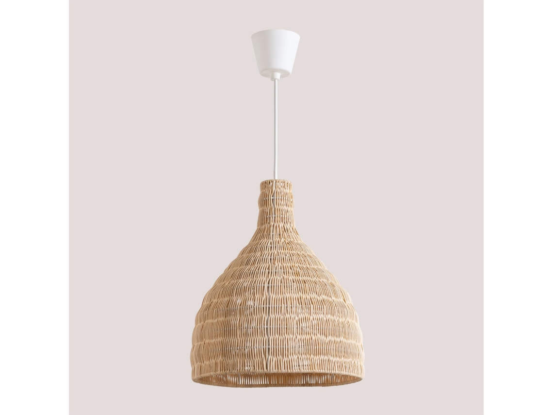 SKLUM Candeeiro de Teto em Rattan Markle Vime Natural