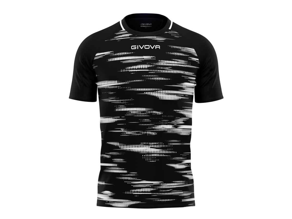 Camisa de futebol masculina Givova Interlock Pixel, tamanho 3XL