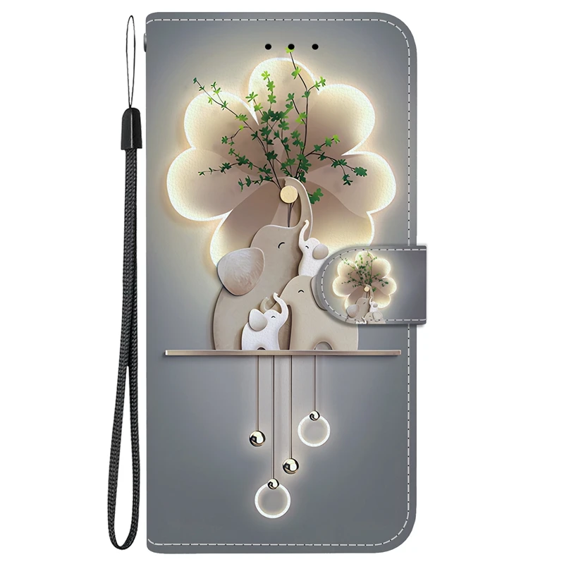 B4para Samsung A17 5gcapa de Couro Flip Fashion para Samsung Galaxy A17 a 17 5g Sm a176b MDUG