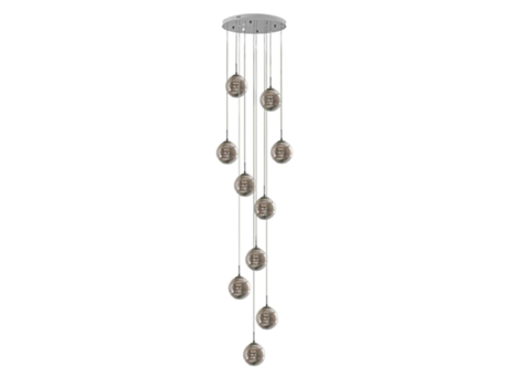 Luminária Led Suspensa Com Altura Ajustável, Lustre De Vidro, Luminária Para Sala Zmh